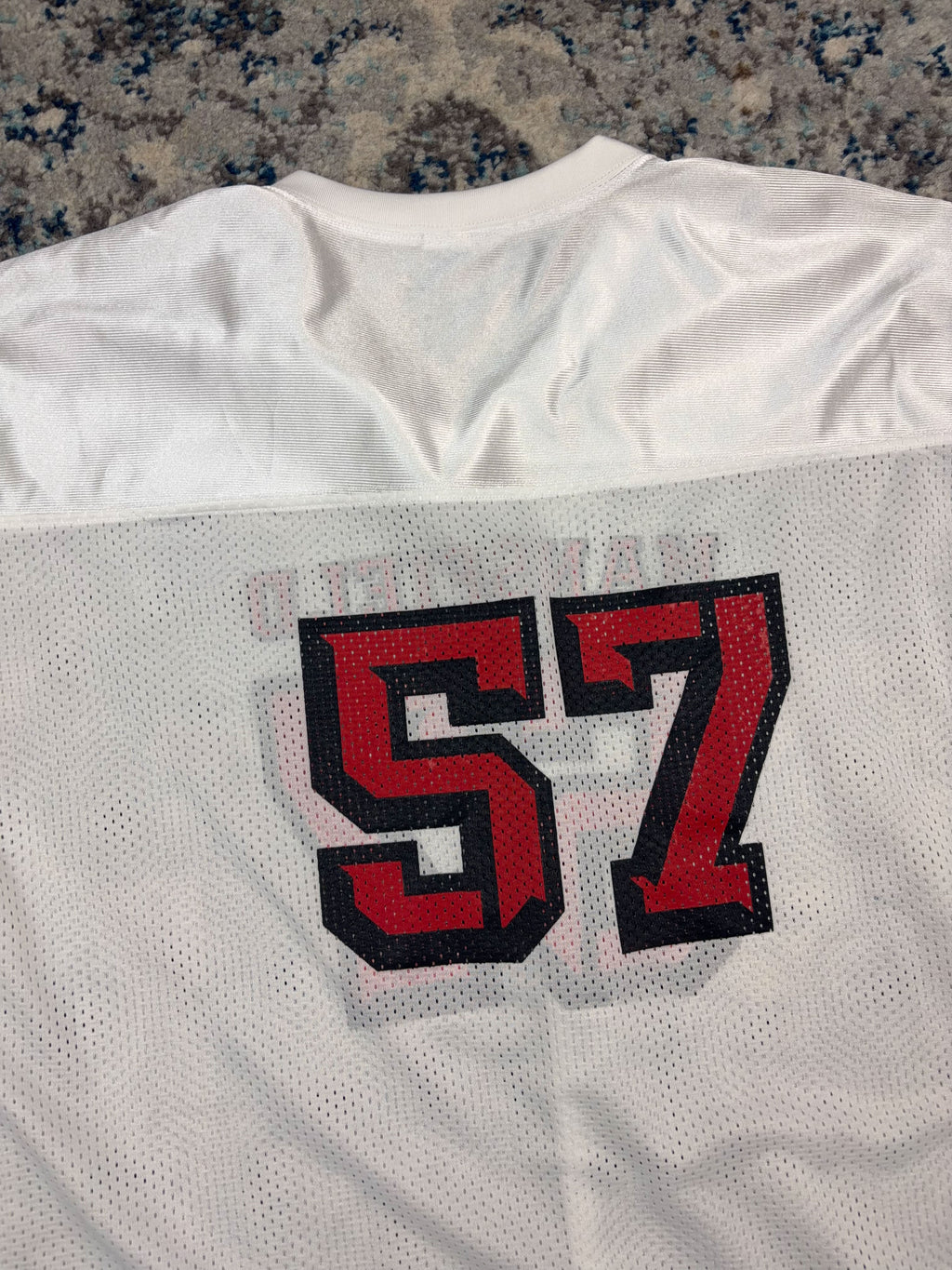 Vintage Mansfield Mounties NCAA #57 Mesh Football Jersey Size Large