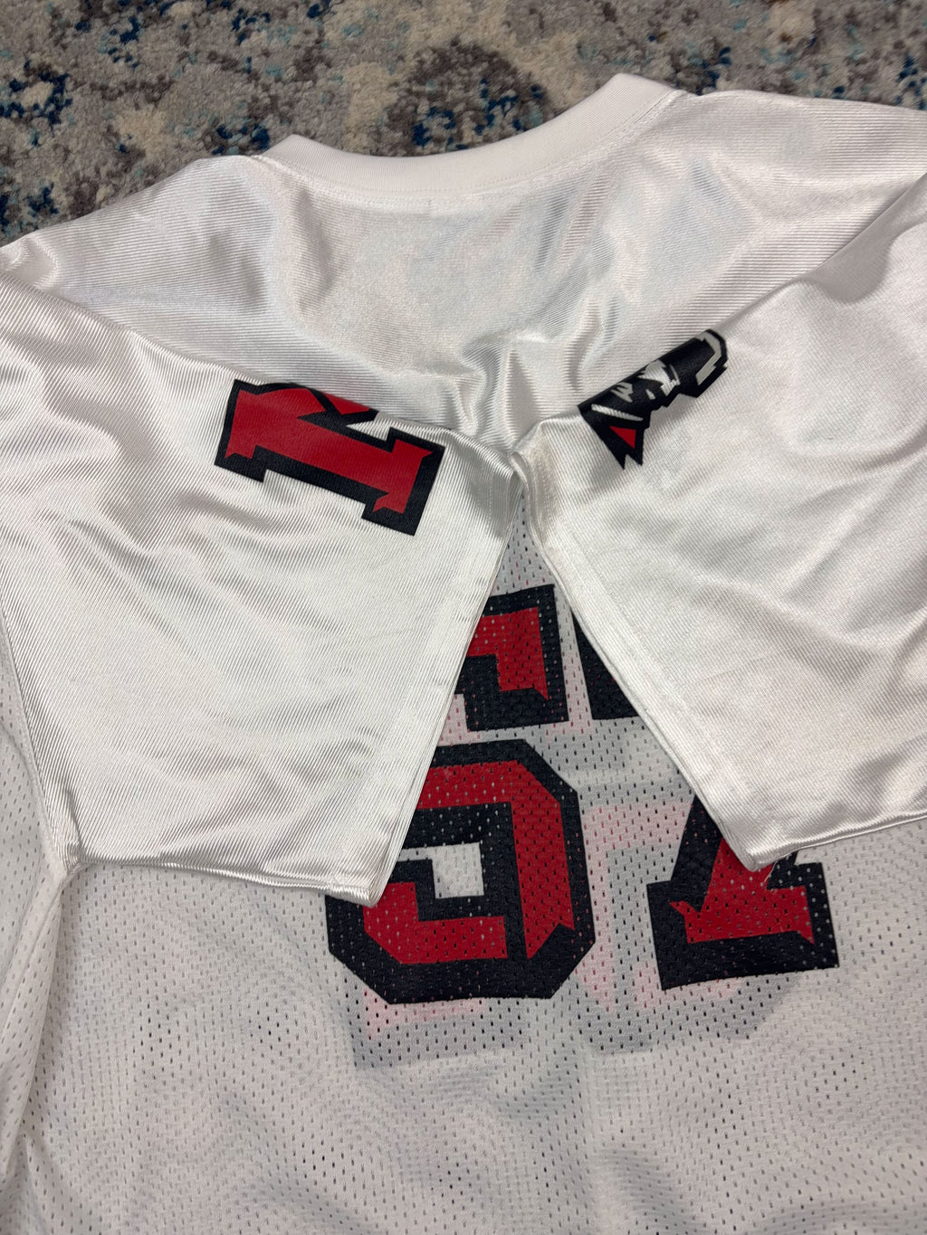 Vintage Mansfield Mounties NCAA #57 Mesh Football Jersey Size Large