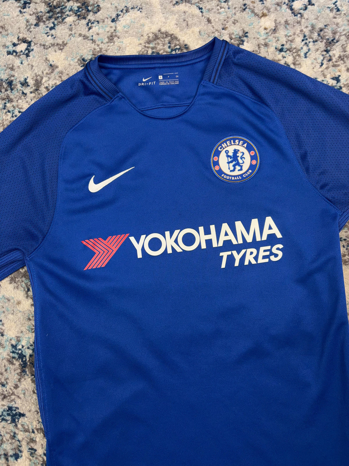 2017 Eden Hazard #10 Chelsea FC Nike Soccer Jersey Size Small