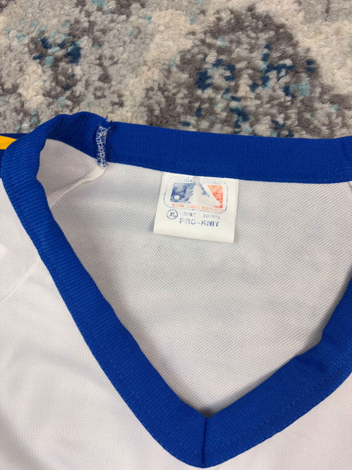 Vintage 80s/90s Seattle Mariners MLB Trident Logo Spellout Jersey Size XL