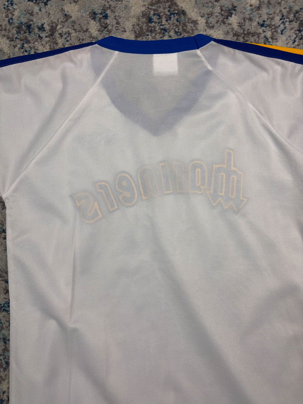 Vintage 80s/90s Seattle Mariners MLB Trident Logo Spellout Jersey Size XL