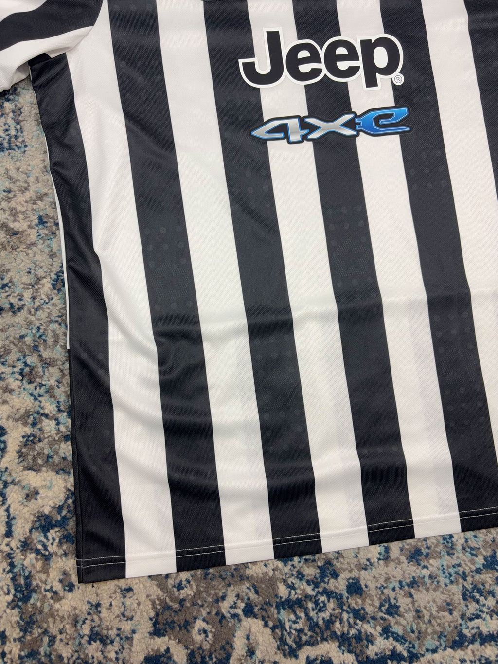 2021-22 Juventus Adidas Home 10 Year Allianz Stadium Custom Soccer Jersey Size XL