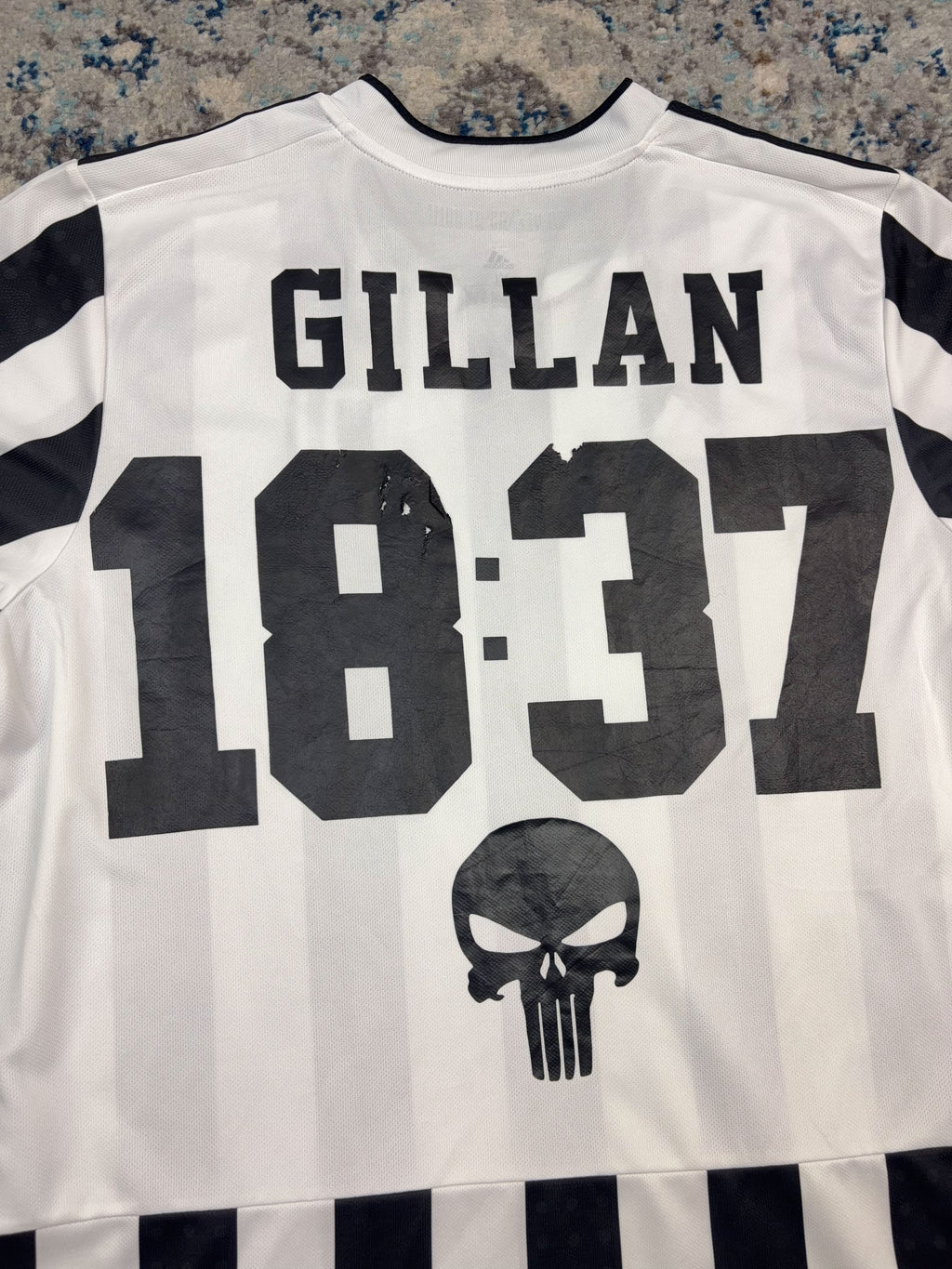 2021-22 Juventus Adidas Home 10 Year Allianz Stadium Custom Soccer Jersey Size XL