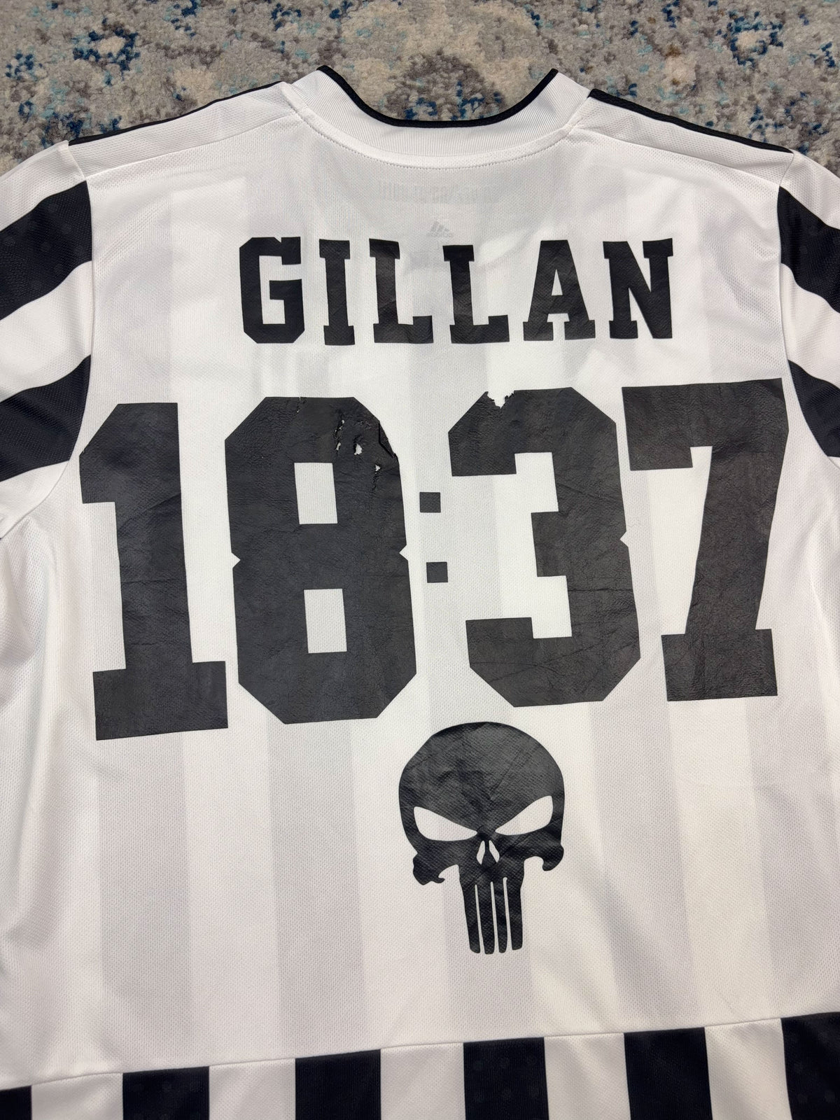 2021-22 Juventus Adidas Home 10 Year Allianz Stadium Custom Soccer Jersey Size XL