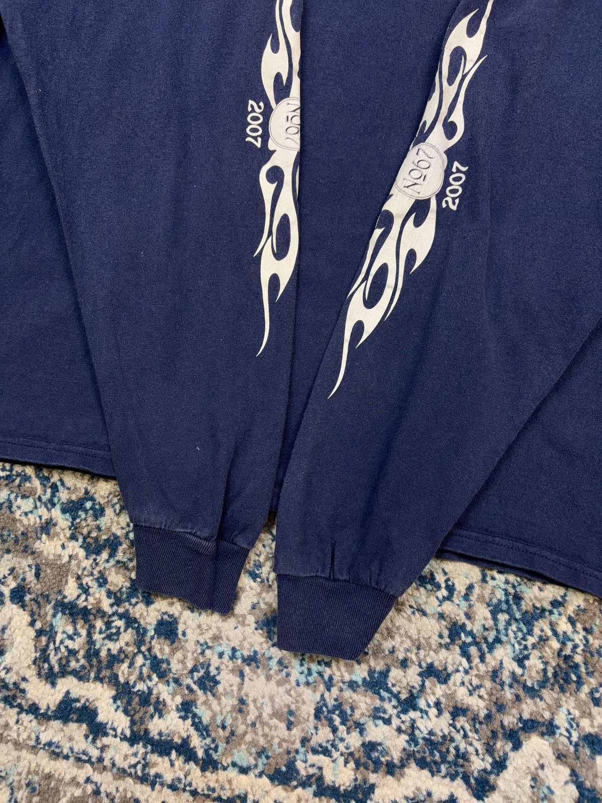 Vintage 2007 Sturgis Black Hills Rally 67th Annual Pinup Graphic Long Sleeve T-Shirt Size XL