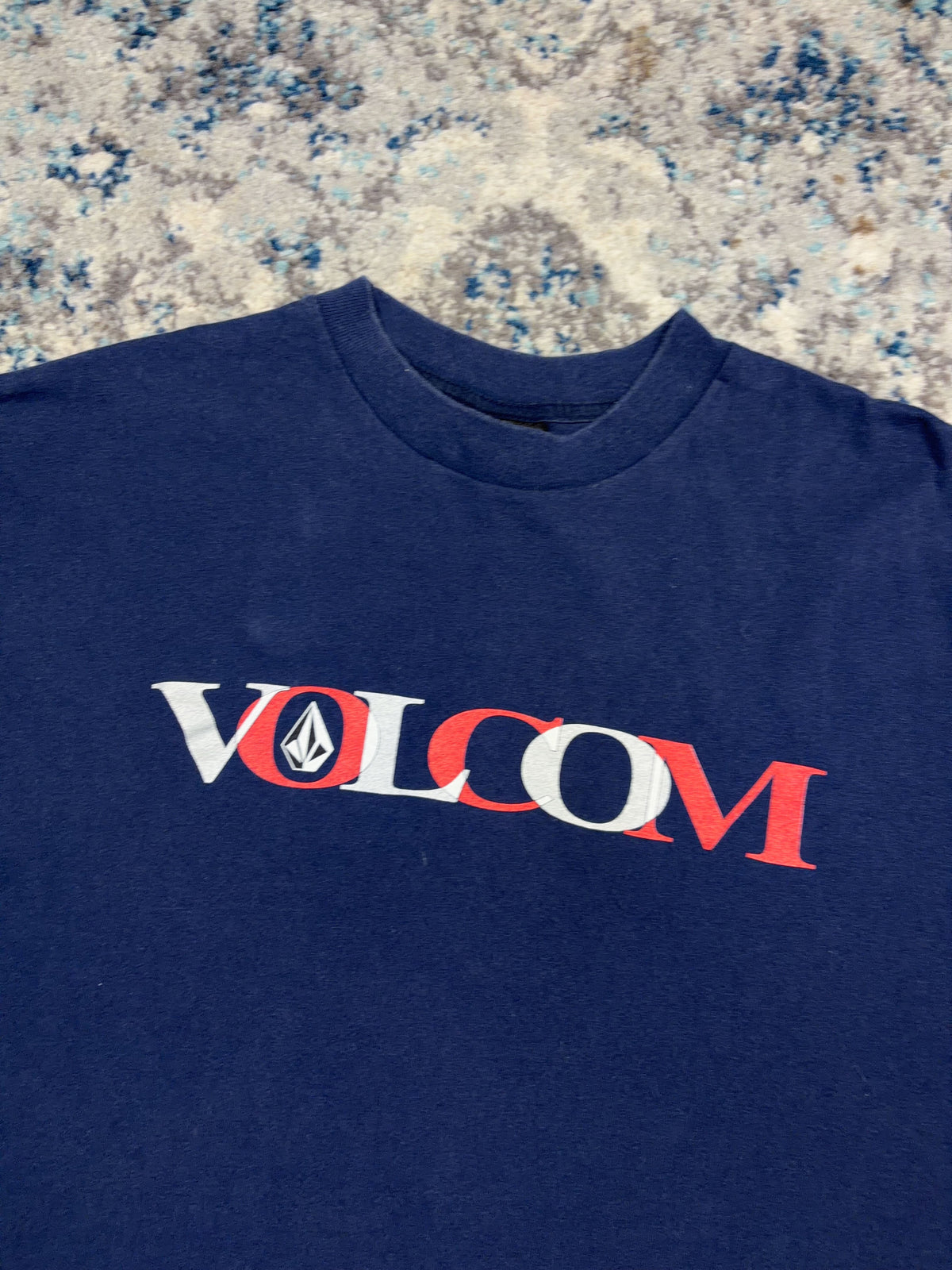 Vintage Y2K Volcom Skateboarding Logo Graphic Spellout Long Sleeve T-Shirt Size XL