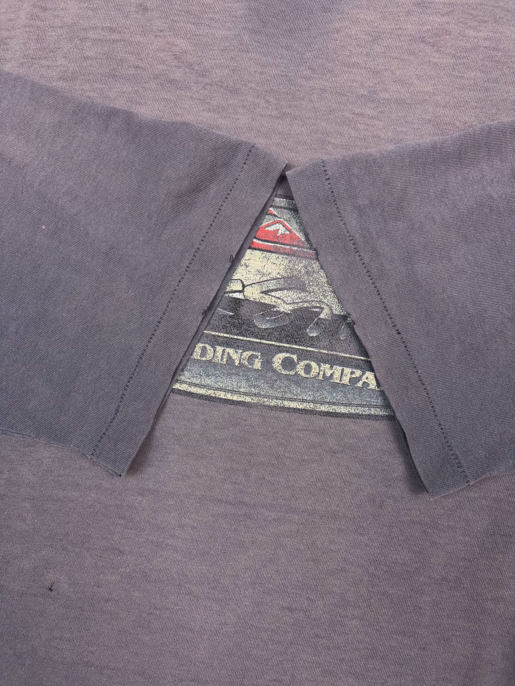 Vintage 90s Quiksilver Boarding Company Chrome Spellout Graphic T-Shirt Size XL