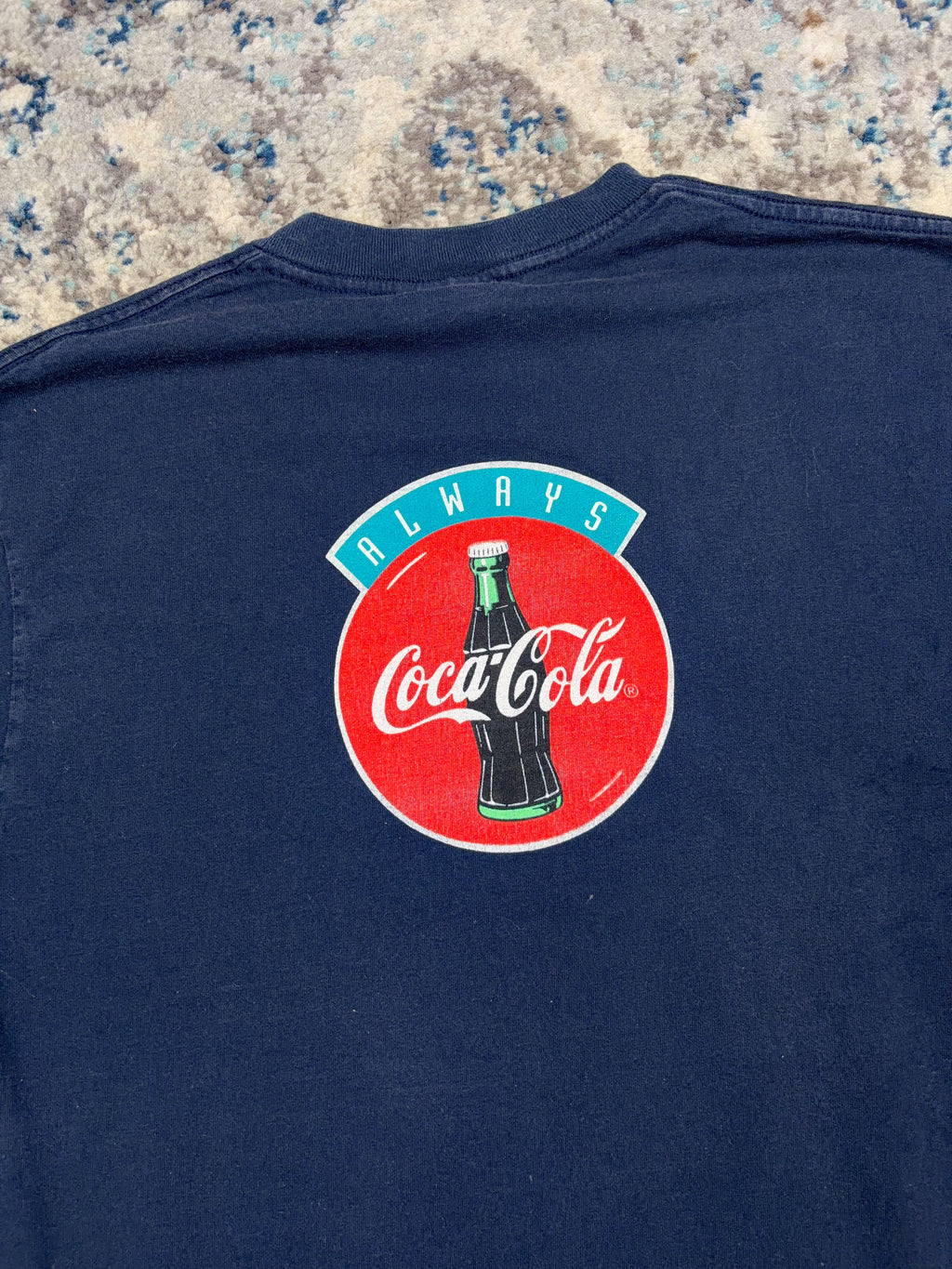 Vintage 1994 Coca-Cola Polar Bear Big Graphic Drink Promo T-Shirt Size Large