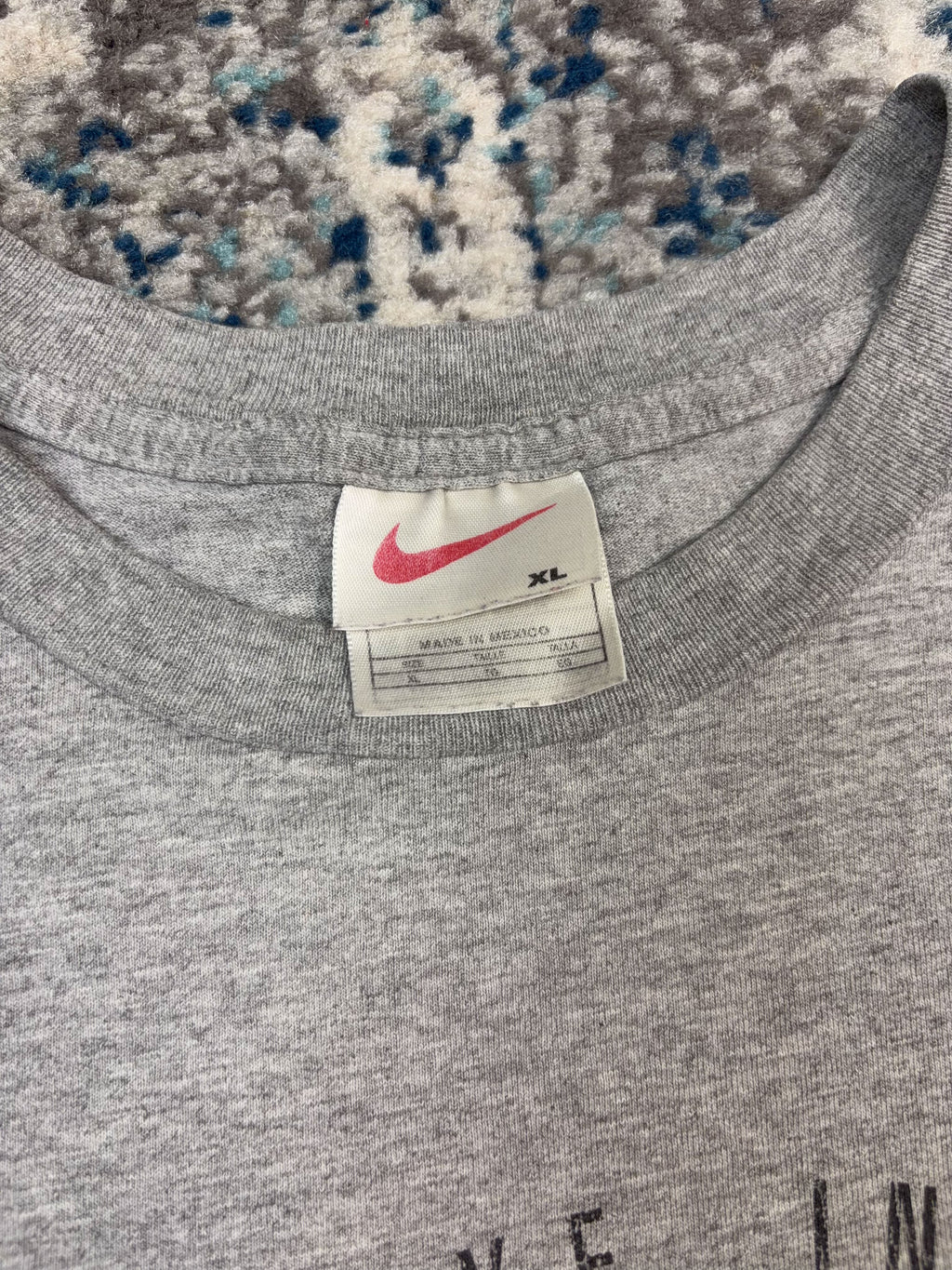 Vintage 90s Nike N71 Ribbon Spellout Graphic T-Shirt Size XL
