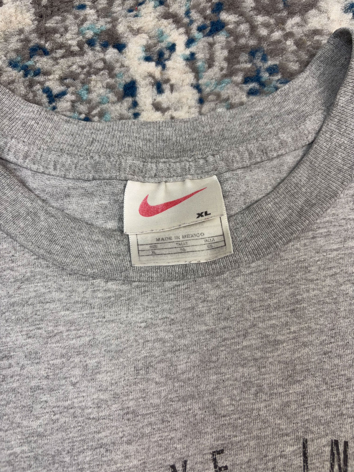 Vintage 90s Nike N71 Ribbon Spellout Graphic T-Shirt Size XL