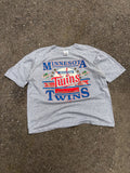Vintage 1991 Minnesota Twins MLB Big Graphic Spellout T-Shirt Size XL