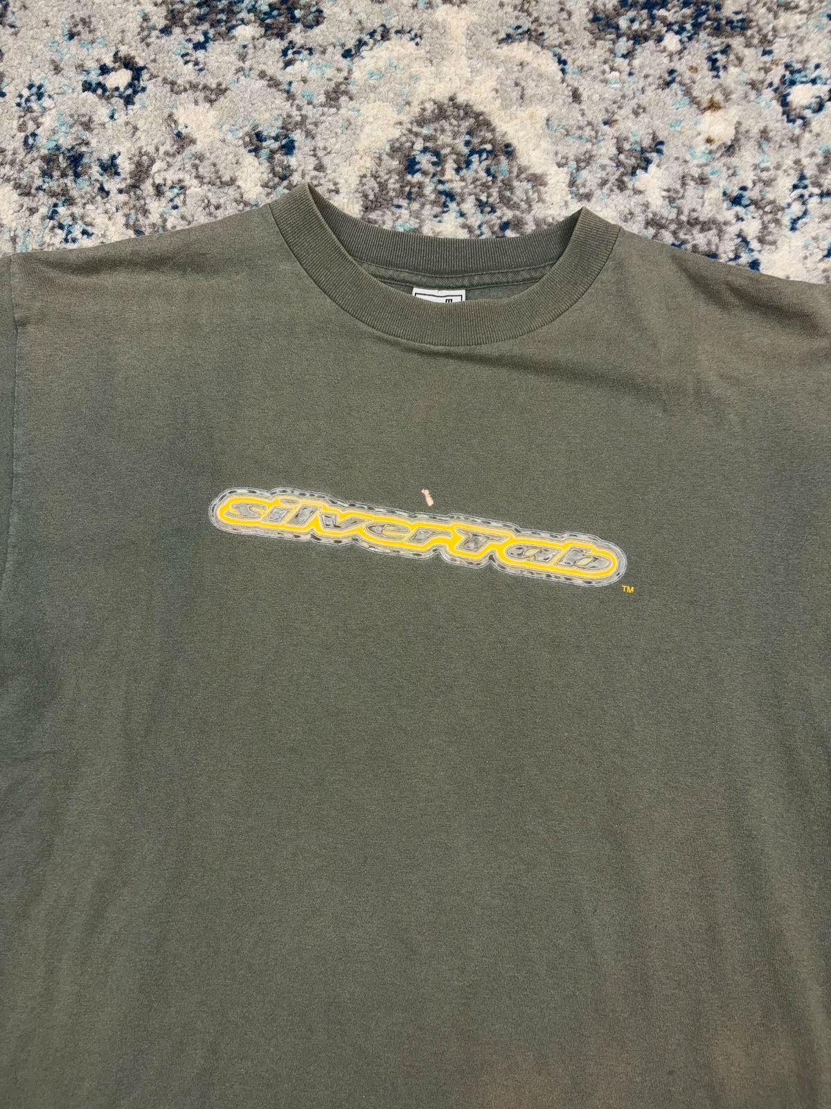 Vintage Y2K Levis Silvertab Futurism Spellout Logo Graphic T-Shirt Size XL