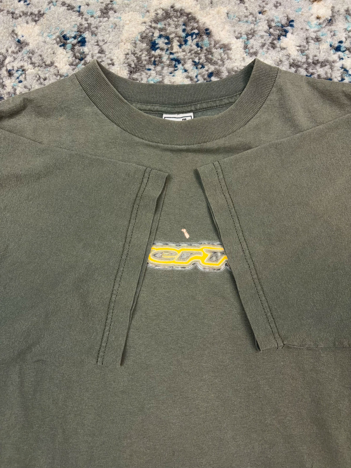 Vintage Y2K Levis Silvertab Futurism Spellout Logo Graphic T-Shirt Size XL