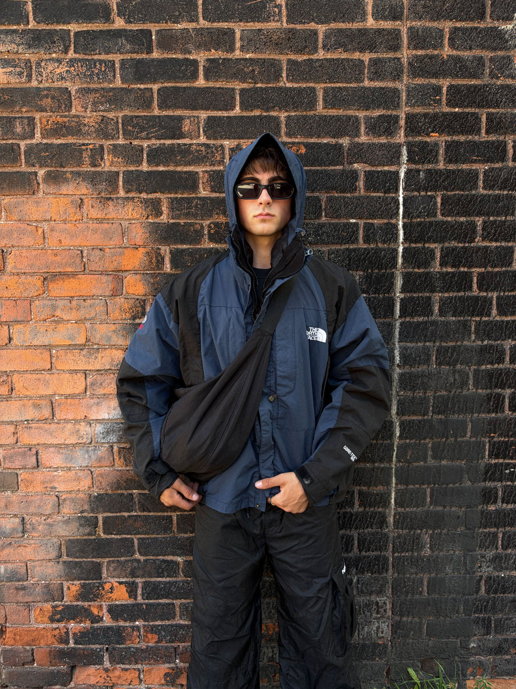 Vintage The North Face TNF Summit Series Gore Tex Hooded Rain Jacket Size Large