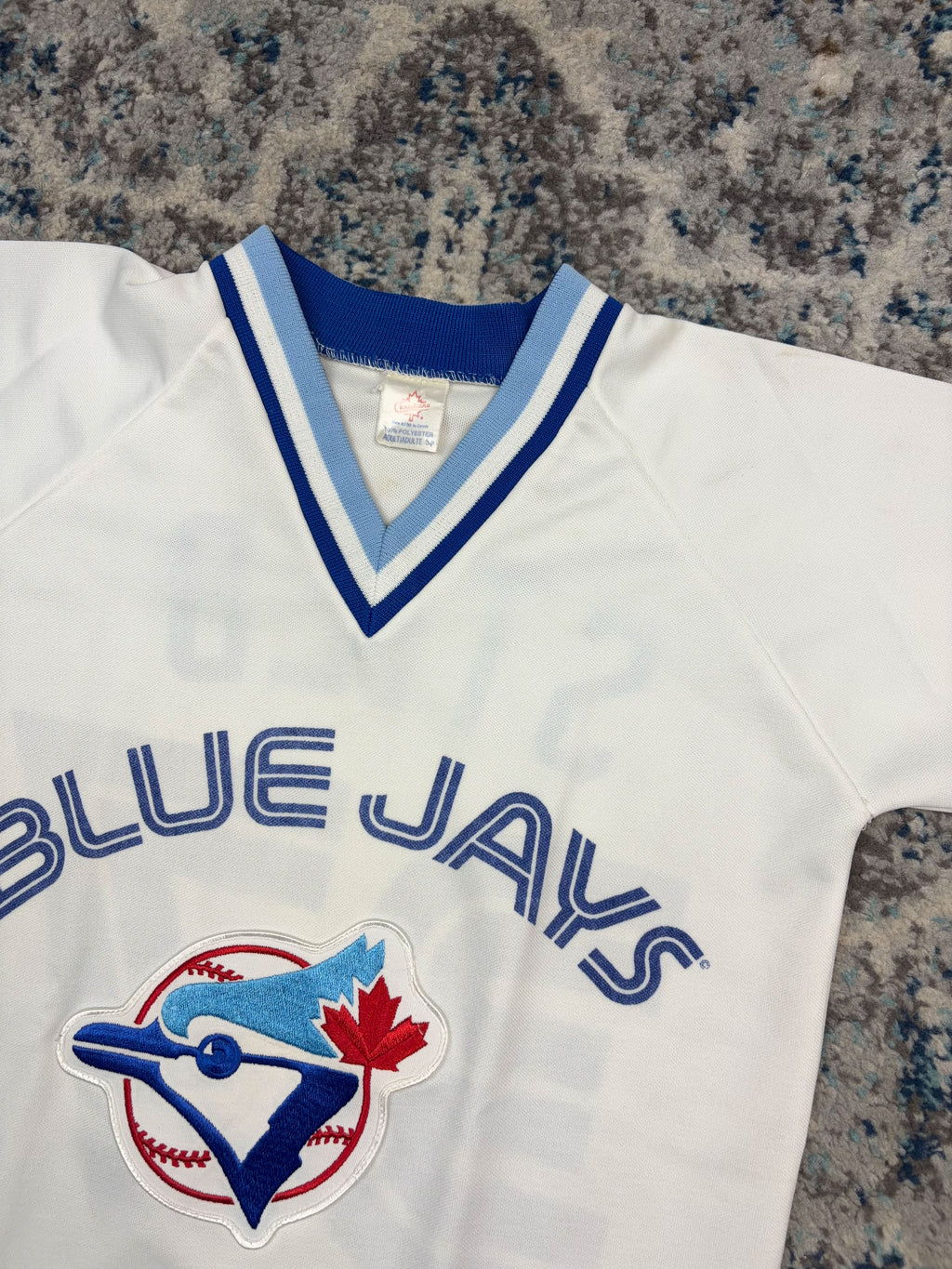 Vintage 80s/90s Dave Stieb #37 Toronto Blue Jays MLB Baseball Jersey Size Small