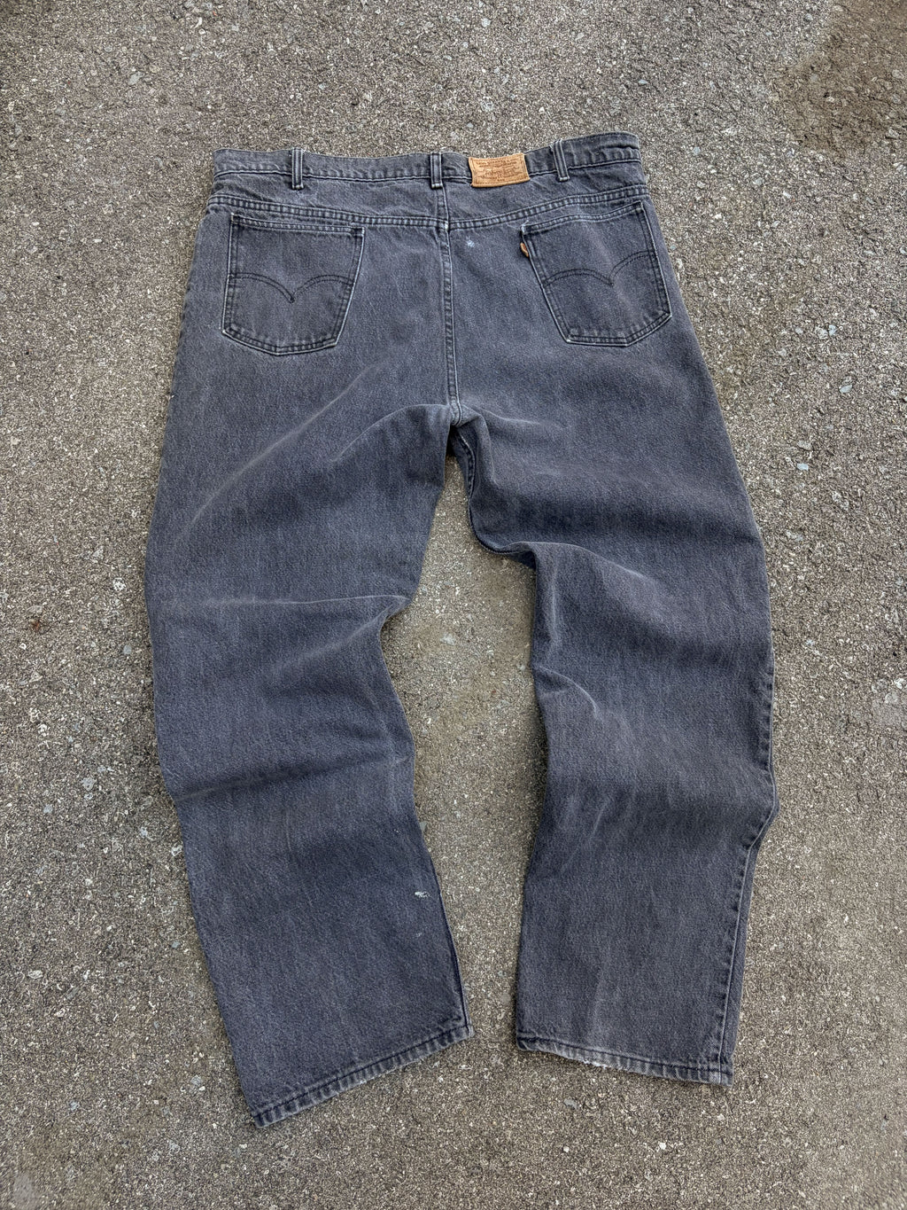 Vintage Levis 540 Brown Tab Black Wash Denim Pants Size 41