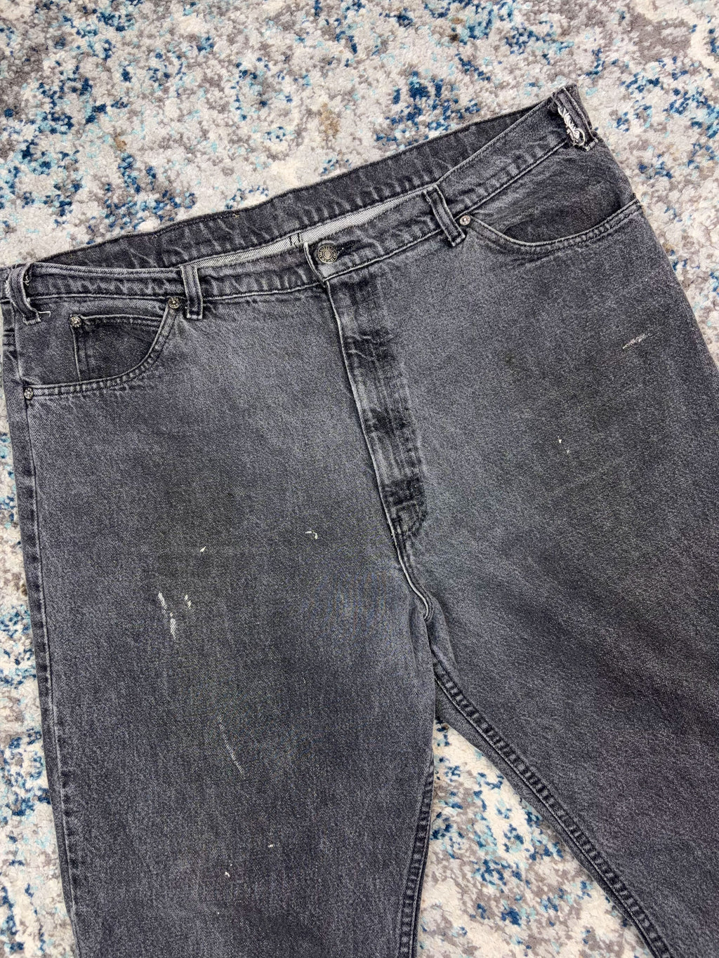 Vintage Levis 540 Brown Tab Black Wash Denim Pants Size 41
