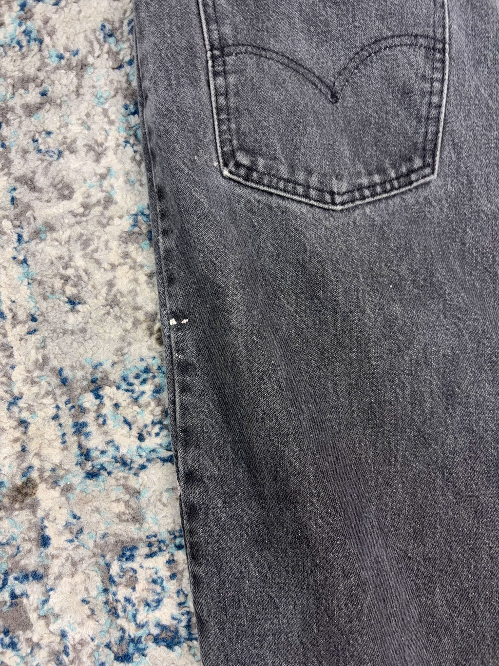 Vintage Levis 540 Brown Tab Black Wash Denim Pants Size 41
