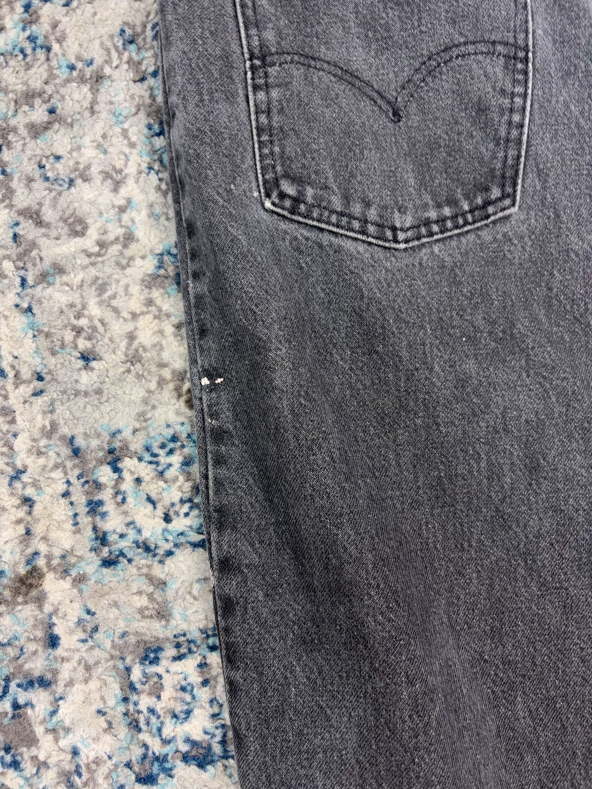 Vintage Levis 540 Brown Tab Black Wash Denim Pants Size 41