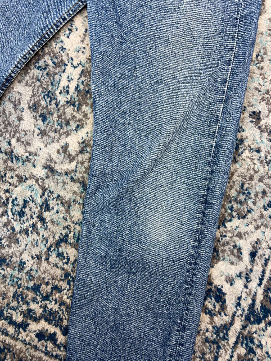 Vintage 90s Levis 505 Red Tab Medium Wash Tapered Denim Pants Size 33