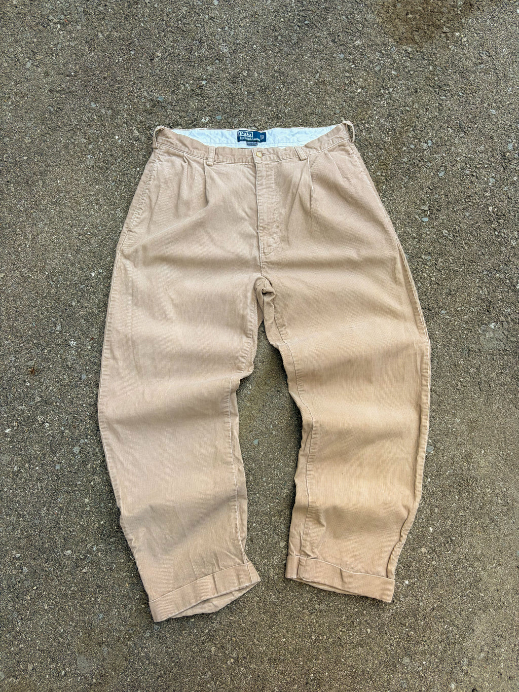 Vintage Polo Ralph Lauren Corduroy Trouser Pants Size 33