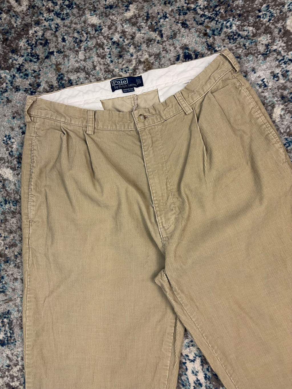 Vintage Polo Ralph Lauren Corduroy Trouser Pants Size 33