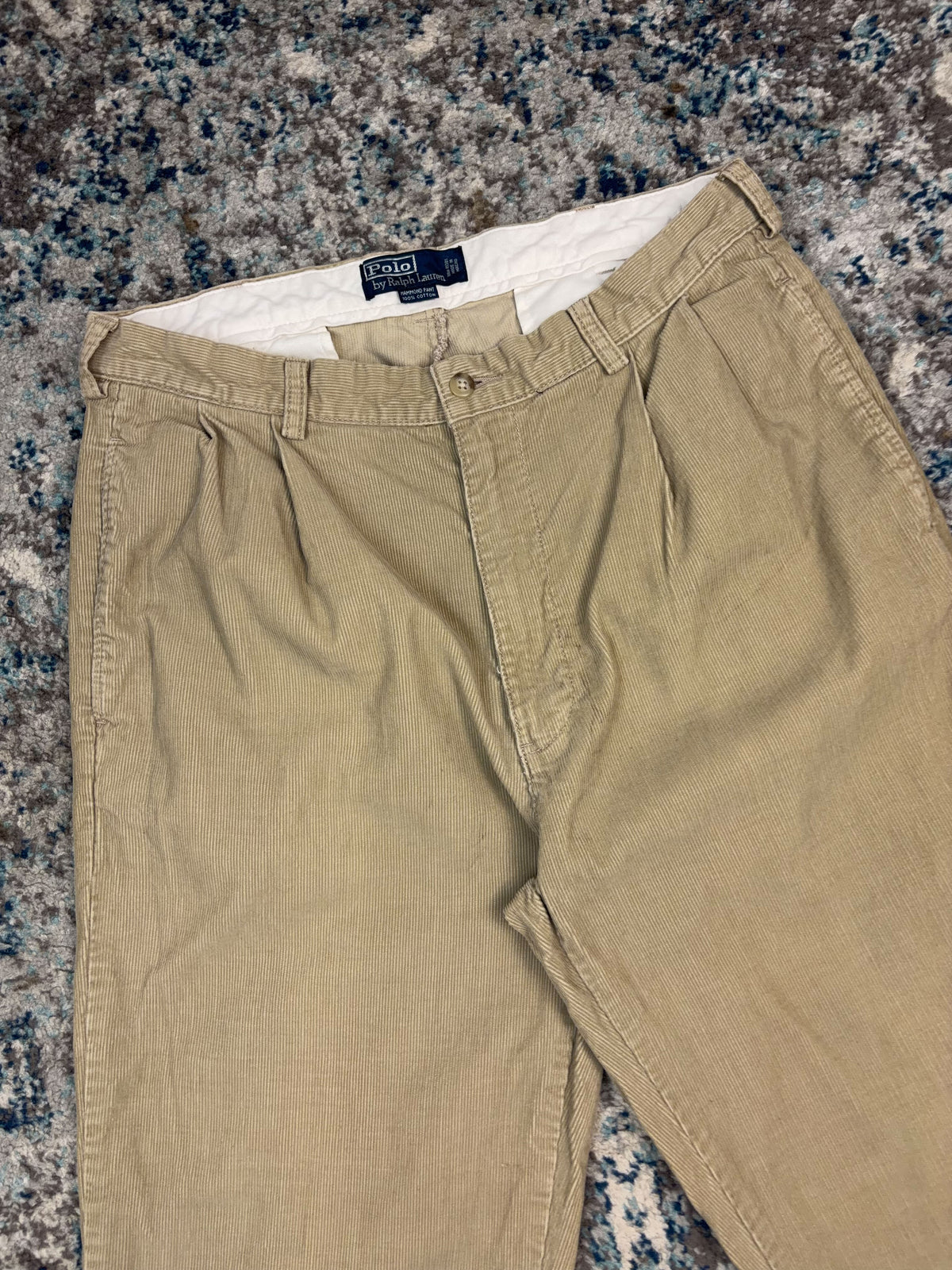 Vintage Polo Ralph Lauren Corduroy Trouser Pants Size 33