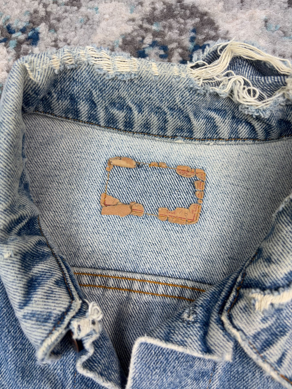 Vintage Levis Red Tab Medium Wash Type 3 Trucker Jacket Size Large