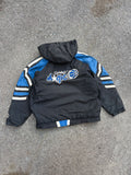Vintage 90s Orlando Magic NBA Starter Hooded Bomber Jacket Size Small
