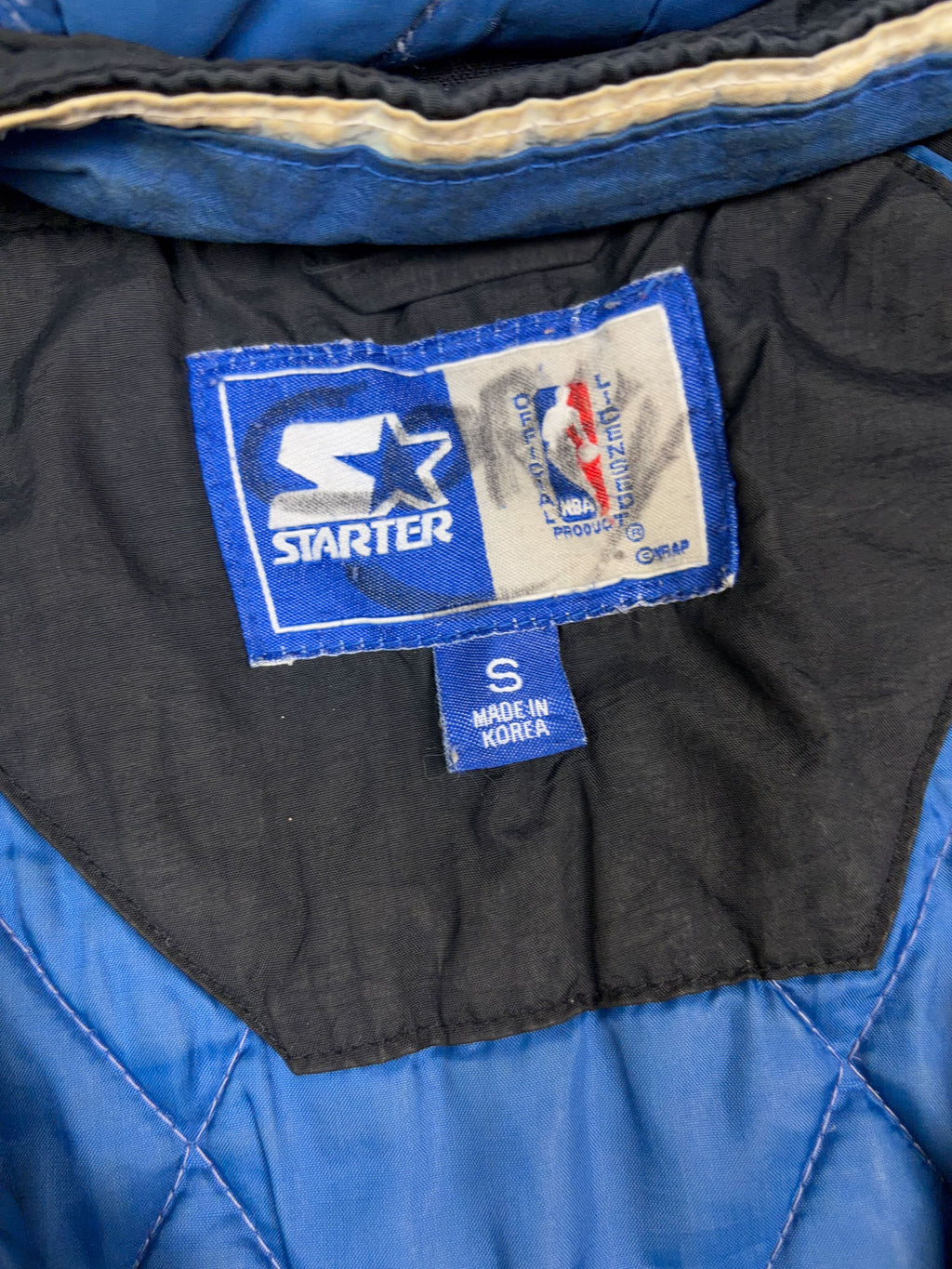 Vintage 90s Orlando Magic NBA Starter Hooded Bomber Jacket Size Small