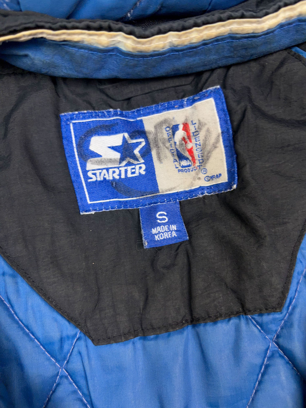 Vintage 90s Orlando Magic NBA Starter Hooded Bomber Jacket Size Small