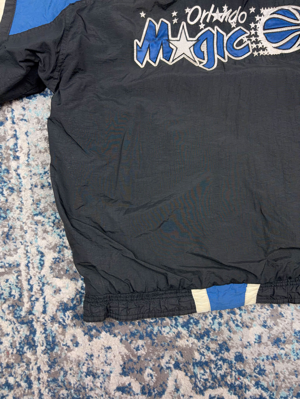 Vintage 90s Orlando Magic NBA Starter Hooded Bomber Jacket Size Small