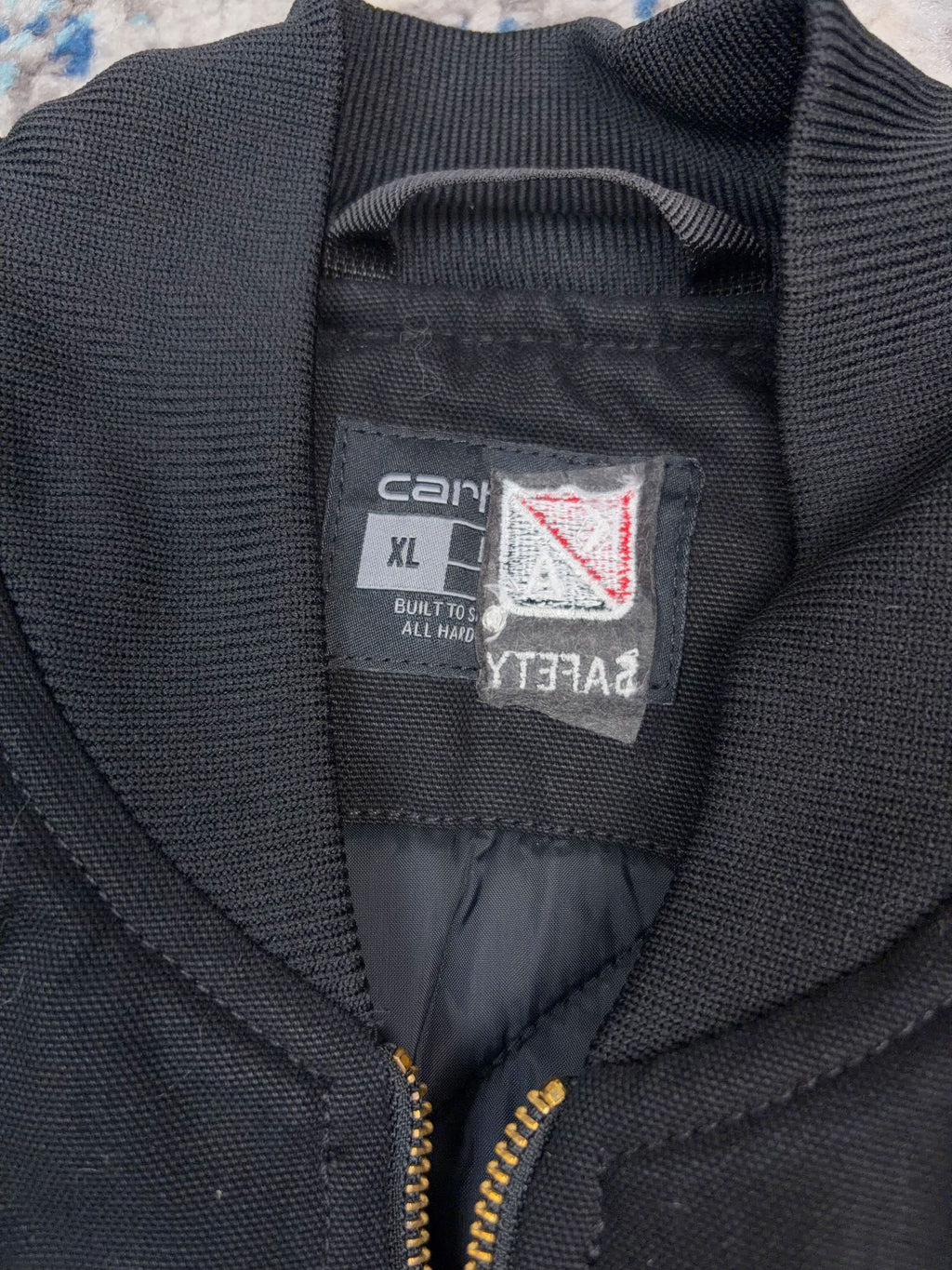 Carhartt Canvas Workwear Quilted Lined Workwear Vest Jacket Size XL