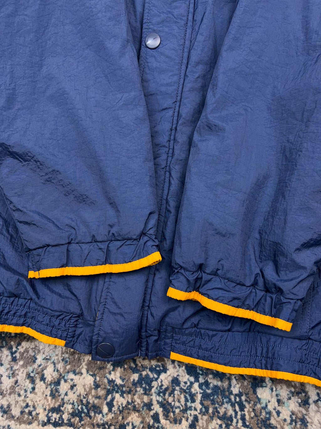 Vintage Nike Embroidered Mini Swoosh Fleece Lined Hooded Jacket Size 2XL