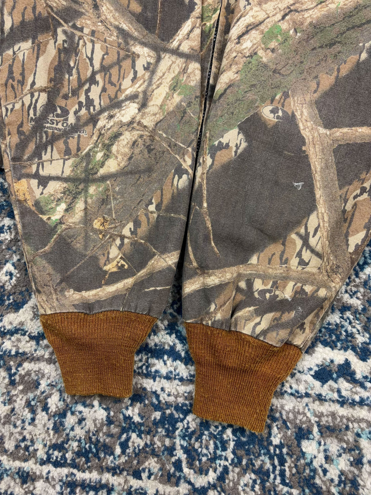 Vintage Mossy Oak Shadow Branch Full Zip Camo Hunting Jacket Size Medium