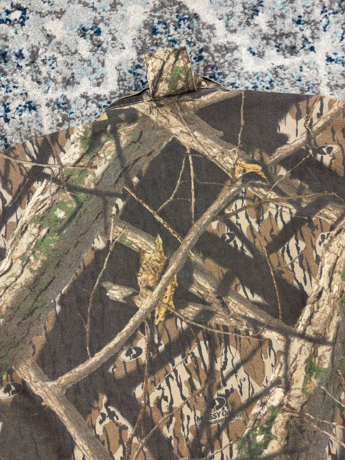 Vintage Mossy Oak Shadow Branch Full Zip Camo Hunting Jacket Size Medium