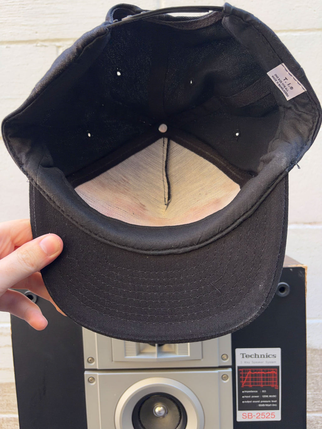 Vintage 90s The Sports Authority Graphic Spellout Snapback Hat OSFA