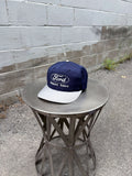 Vintage Ford Embroidered Logo Skinner Sales Two Tone Snapback Hat OSFA