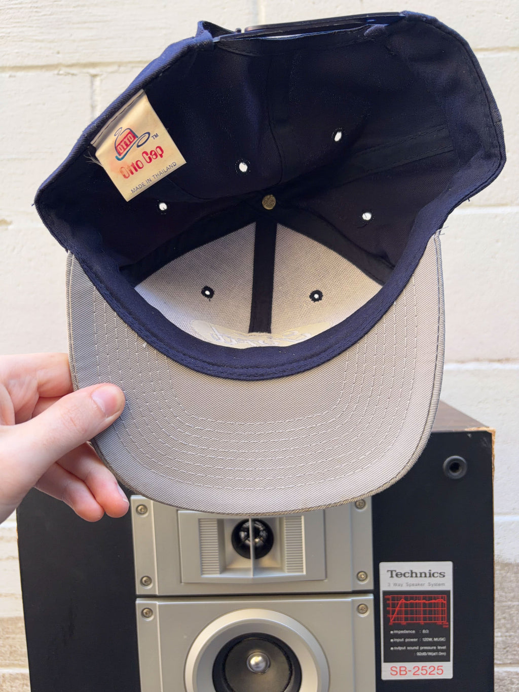 Vintage Ford Embroidered Logo Skinner Sales Two Tone Snapback Hat OSFA
