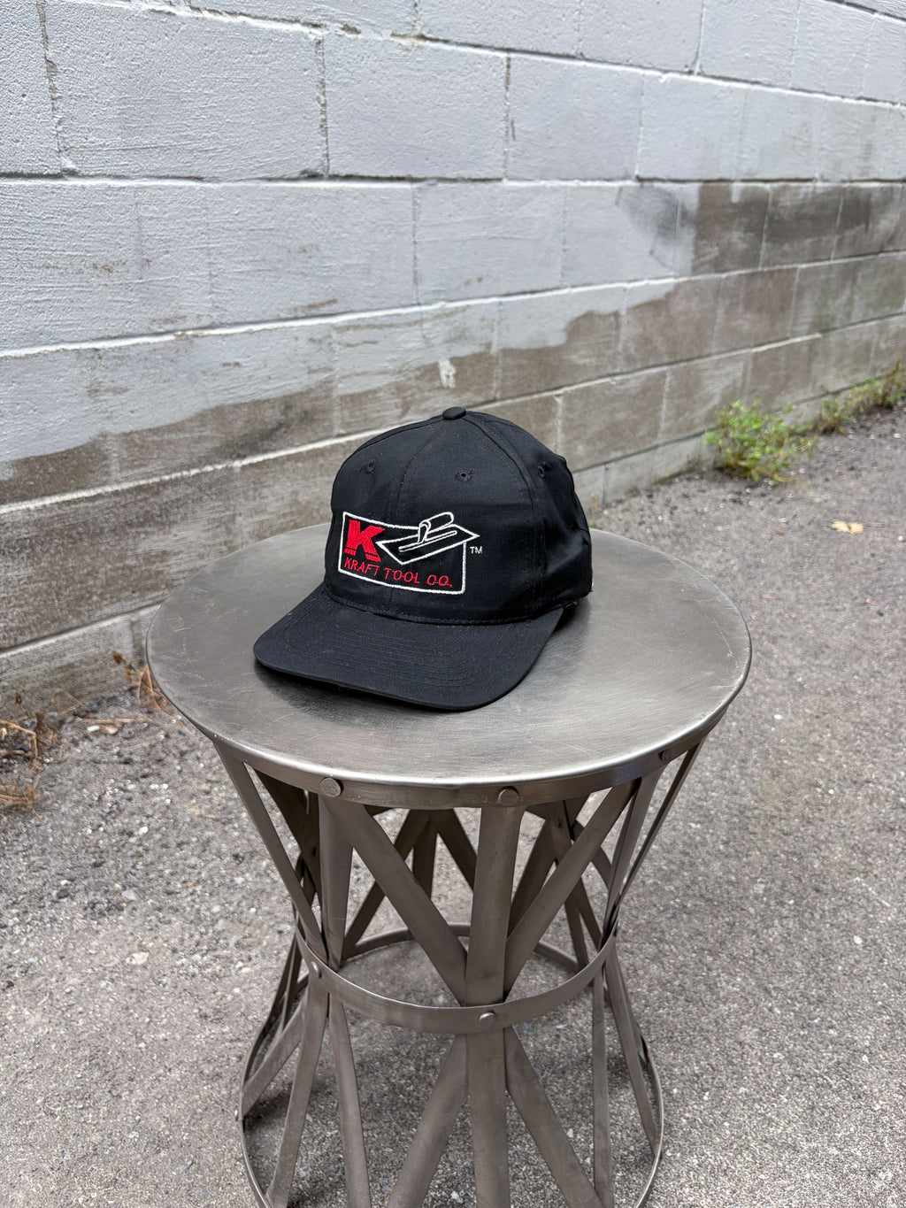 Vintage 90s Kraft Tool Co Embroidered Logo Snapback Hat OSFA