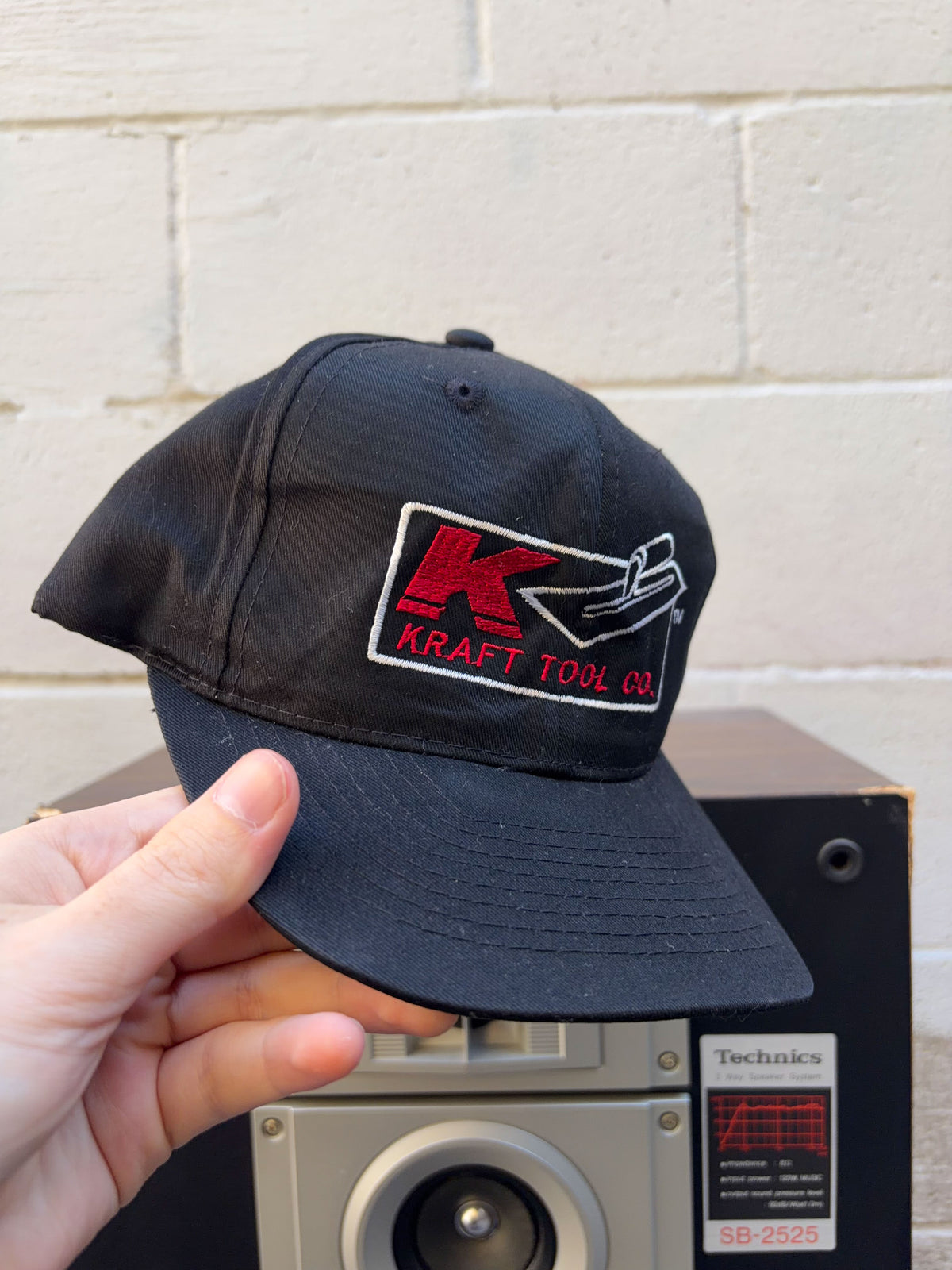Vintage 90s Kraft Tool Co Embroidered Logo Snapback Hat OSFA