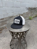 Vintage 80s/90s Cannon Down Fishing Riggers Embroidered Patch Trucker Snapback Hat OSFA
