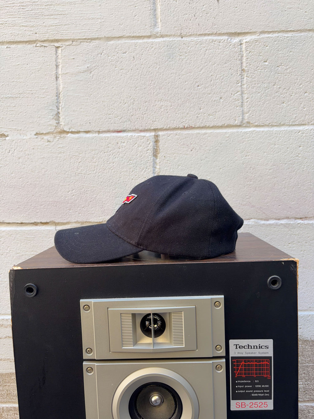 Vintage Corvette Embroidered Logo Car Brand Strapback Hat OSFA