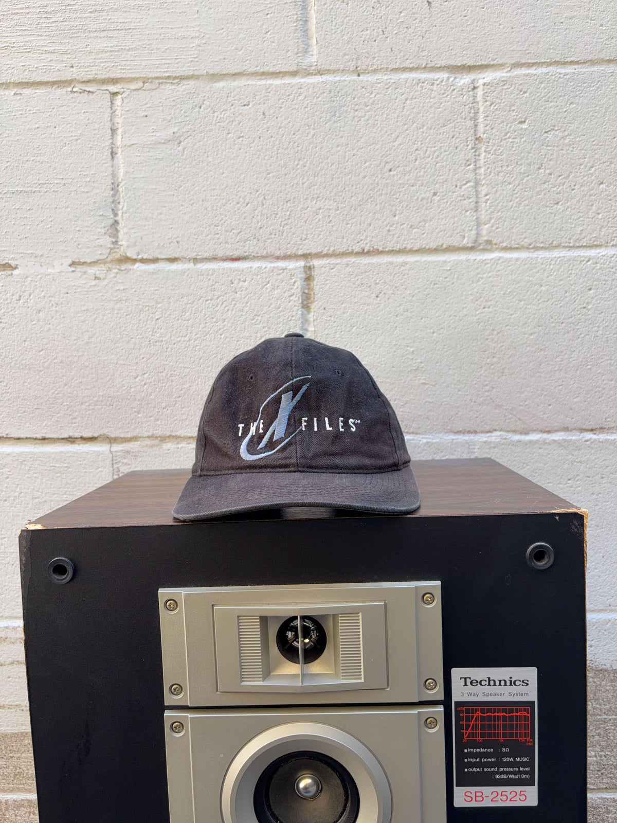 Vintage 90s The X Files Embroidered Logo TV Promo Strapback Hat OSFA