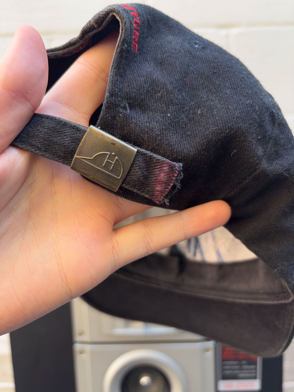 Vintage 90s The X Files Embroidered Logo TV Promo Strapback Hat OSFA