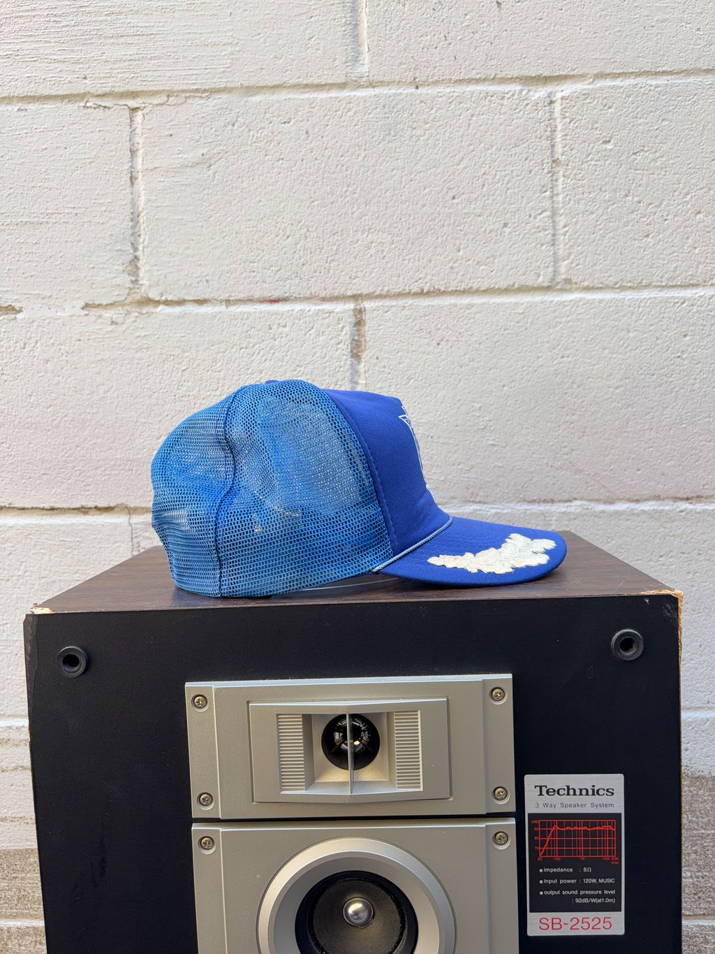 Vintage 80s/90s Heilemans Old Style Beer Promo Oak Leaf Brim Trucker Snapback Hat OSFA