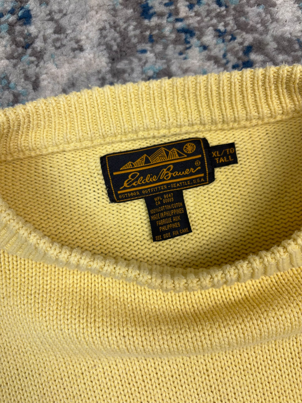 Vintage Eddie Bauer Ribbed Pullover Knit Sweater Size XLT