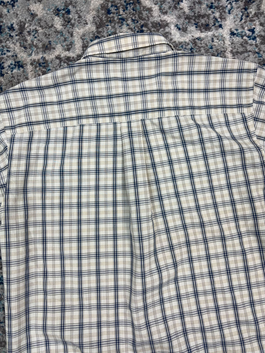 Vintage Van Heusen Plaid Single Pocket Reworked Cropped Button Up Shirt Size Medium