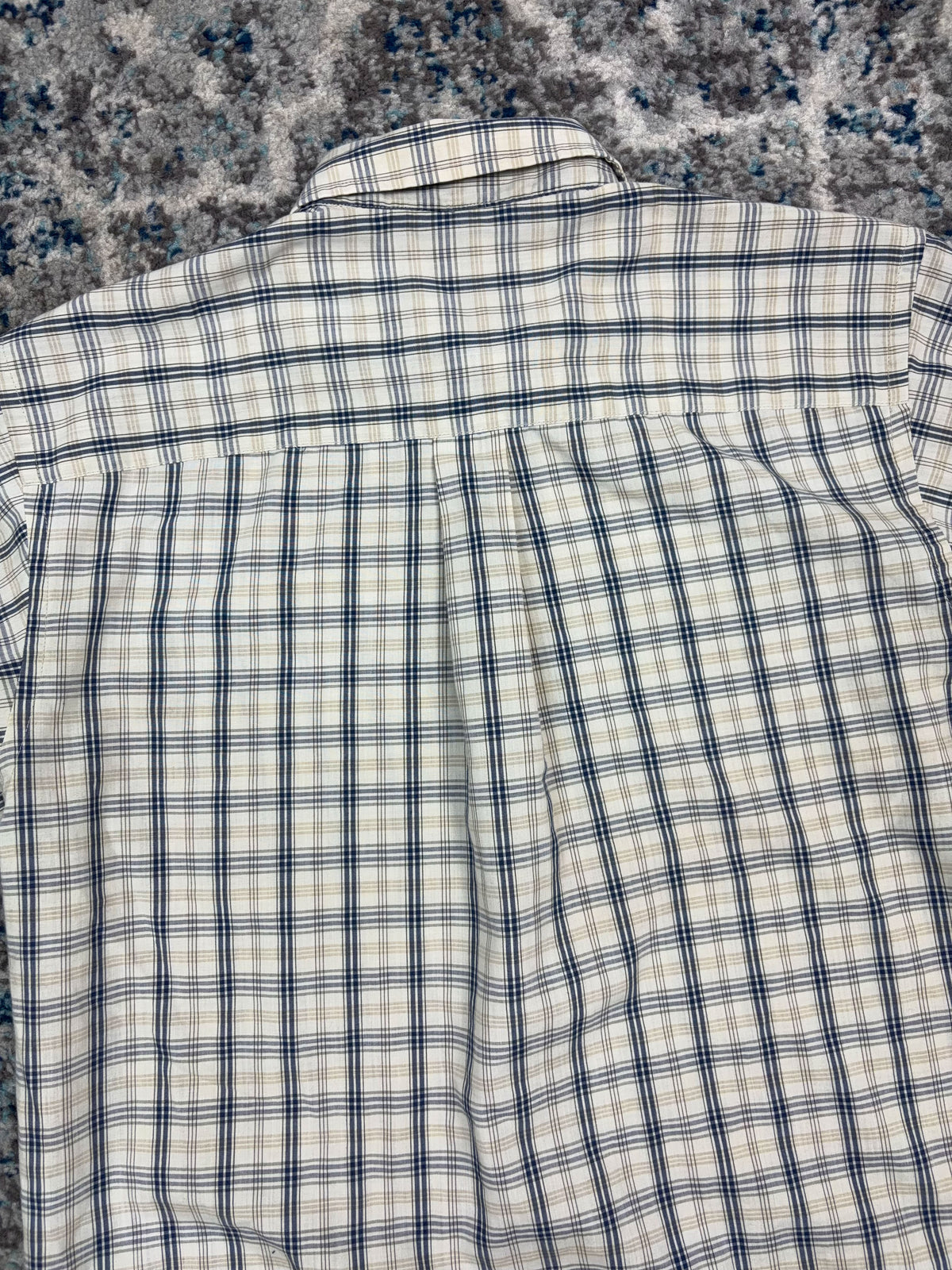 Vintage Van Heusen Plaid Single Pocket Reworked Cropped Button Up Shirt Size Medium