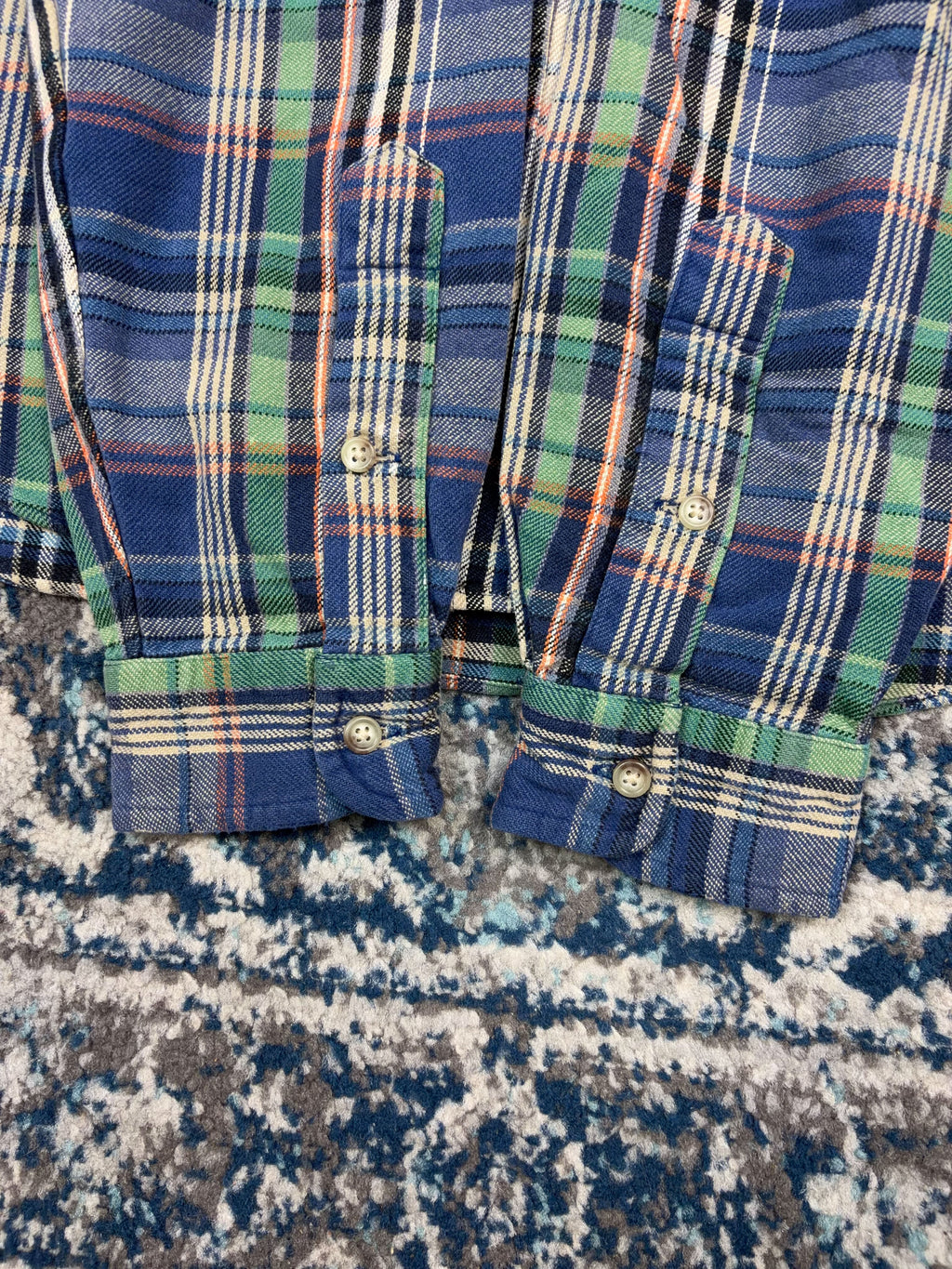Vintage Polo Raph Lauren Embroidered Pony Plaid Long Sleeve Button Up Shirt Size Large